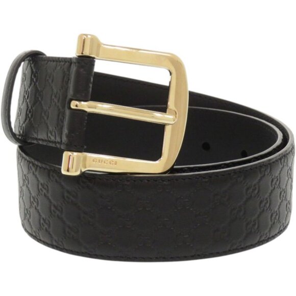 Gucci Micro Guccissima Leather Black Belt main image 7